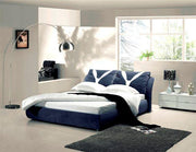 Simon Baker | Suede Bed Wrap Standard Length Navy