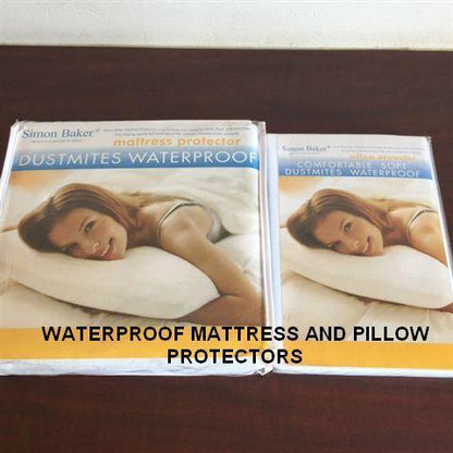Simon Baker | Terry Toweling Waterproof Mattress XL/XD & Pillow Protectors (Sold Separately)