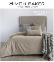 Simon Baker | Waffle Cotton Duvet Cover Set Natural