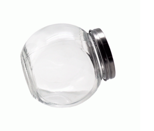 Slanted Jar - 10cm(H) x 8cm(W) 450ml