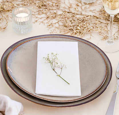 Ariane Splash Beige Elevated V-Dish 15 x 8cm