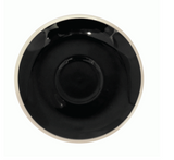 Style Saucer | NOVA STYLE Black SAUCER 14cm - FOR 160ml CUP (Set of 6)