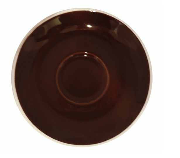 Style Saucer | NOVA STYLE Brown SAUCER 12cm - FOR 70ml CUP (Set of 6)