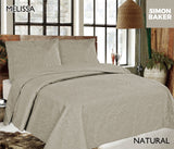 Simon Baker | Melissa Quilted Bedspread Natural
