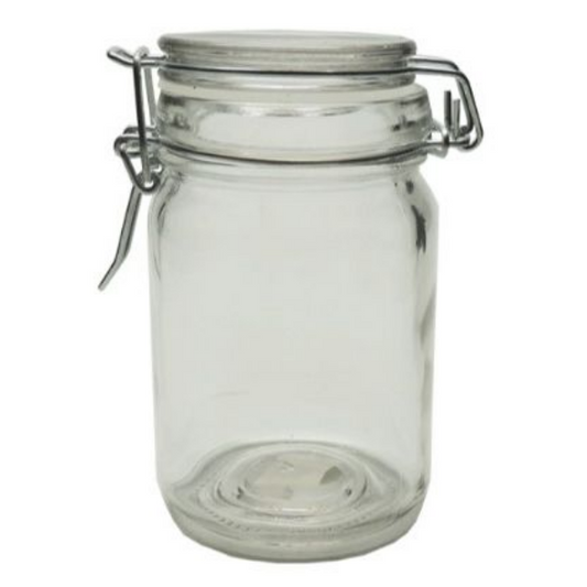 6 Pack Cylinder Clip Top Jar - 12 X 6CM (270ML)