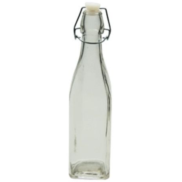 6 Pack Square Clip Top Bottle - 500ml
