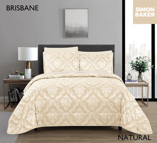 Simon Baker | Brisbane Comforter - Natural (Various Sizes)