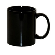 Standard Black Mug Outside/ INSIDE WHITE 325ml (Set of 6)