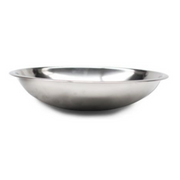 Bowl | Shallow Mixing Bowl - Stainless Steel - 22cm