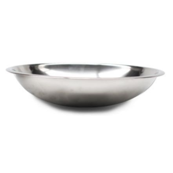 Bowl | Shallow Mixing Bowl - Stainless Steel - 30cm