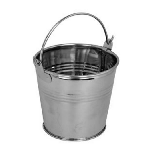 Bucket Mini - 3 Lines Stainless Steel - 10 X 9cm
