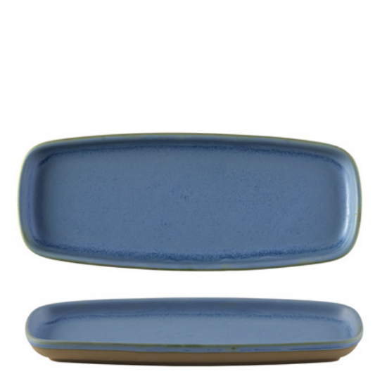 Churchill - Emerge - OSLO Blue Rectangular Plate 25.1 x 10cm (Set of 6)