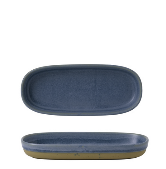 Churchill - Emerge - OSLO Blue Shallow Tray 23.3 x 10 x 3.3cm (Set of 6)
