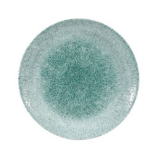 Churchill - Raku Jade Green – Coupe Plate – 26Cm (Set of 12)