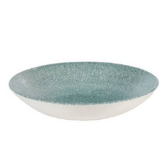 ﻿Churchill - Raku Jade Green – Coupe Bowl – 24.8cm (Set of 12)