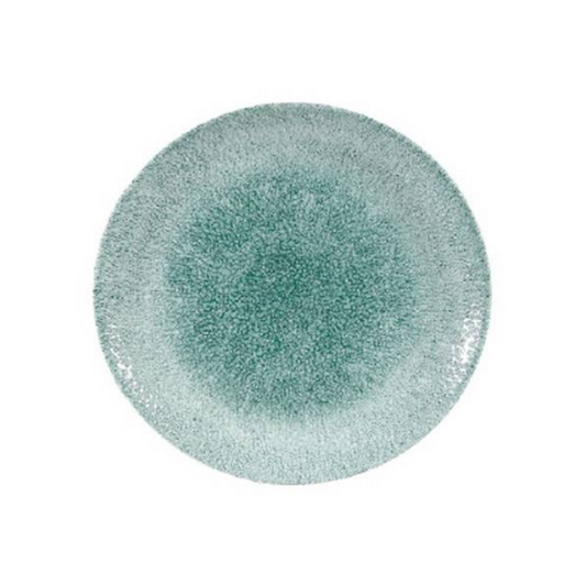 Churchill - Raku Jade Green – Coupe Plate – 16.5cm (Set of 12)