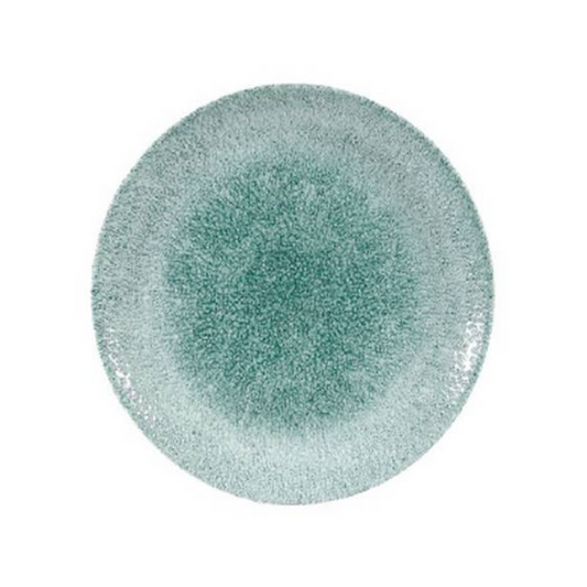 ﻿Churchill - Raku Jade Green – Coupe Plate – 21.7cm (Set of 12)