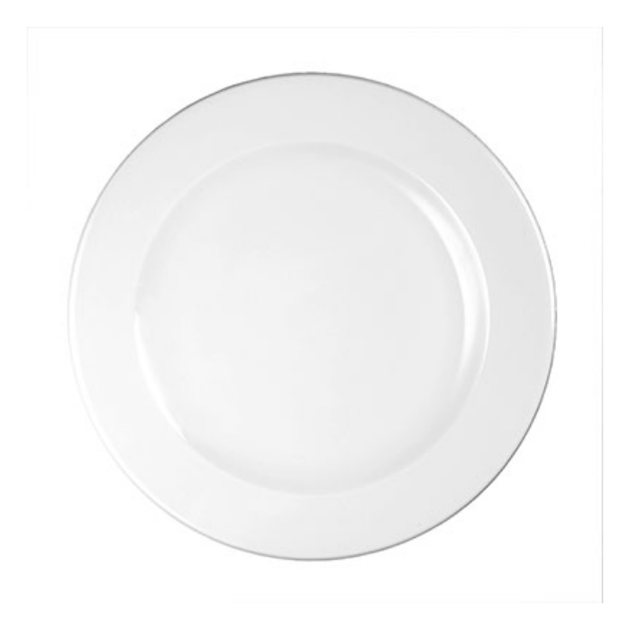 Churchill - Profile Plate White - 27cm (Set of 12)