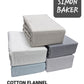 Simon Baker - Cotton Flannel Sheet Set - WHITE