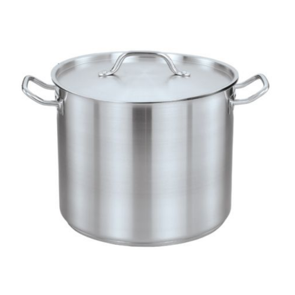 Casserole Pot | STAINLESS STEEL CASSEROLE POT WITH LID 23X26CM (12L)