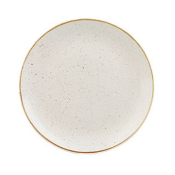 Churchill Barley White – Coupe Plate - Set of 12 (21.7cm)