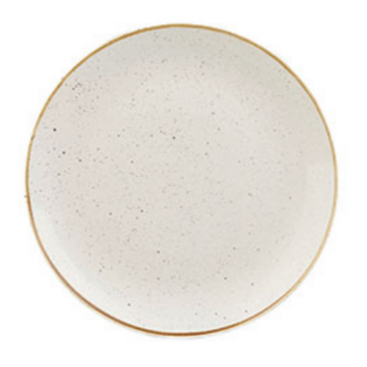 Churchill Barley White – Coupe Plate - Set of 12 (26cm)