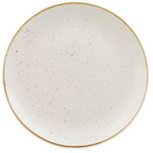Churchill Barley White – Coupe Plate - Set of 12 (28.8cm)