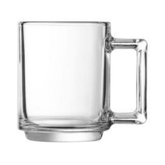 Clear Glass Mug | ARC BONNE HEURE MUG 250ML TEMPERED (Set of 6)