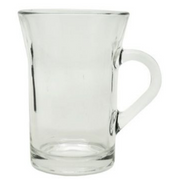 Clear Glass Mug | INDO Coffee Mug 250ml (Set of 6)