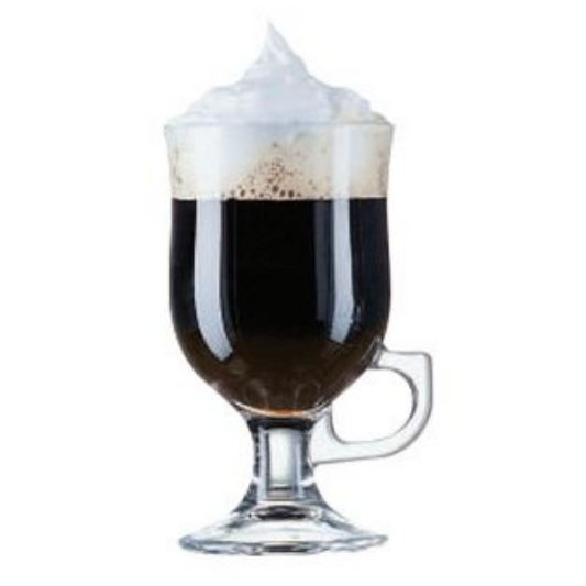 Clear Glass Mug | IRISH COFFEE MUG (LOW HANDLE) (Set of 6)