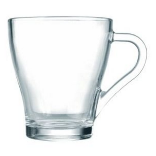 Clear Glass Mug | MAHAK MUG 280ML  (Set of 6)