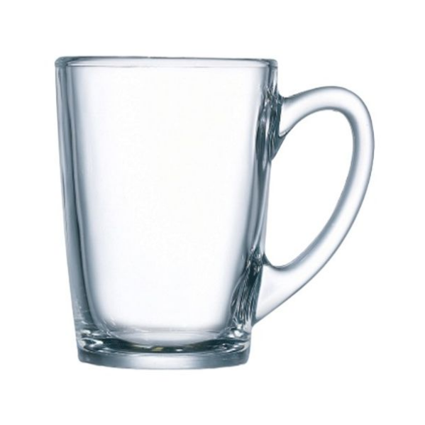Clear Glass Mug | NEW MORNING MUG 220ML  (Set of 6)