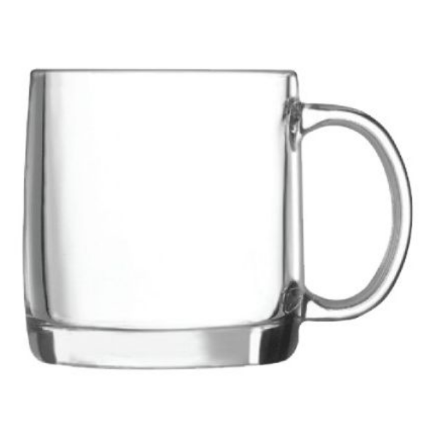 Clear Glass Mug | NORDIC MUG 380ML TEMPERED (Set of 6)