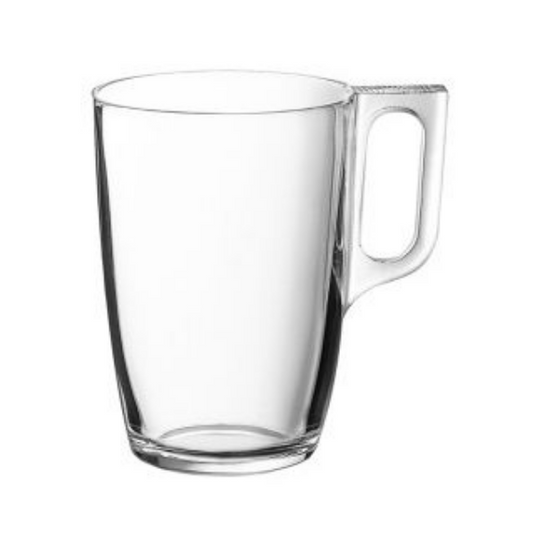 Clear Glass Mug | VOLUTO MUG 250ML TEMPERED (Set of 6)