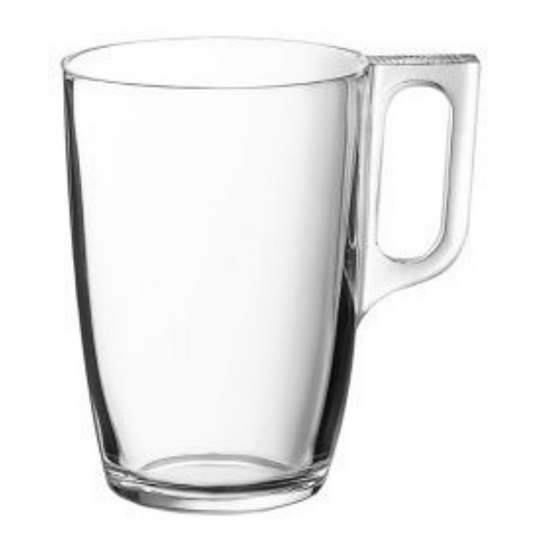 Clear Glass Mug | VOLUTO MUG 400ML TEMPERED (Set of 6)