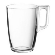 Clear Glass Mug | Voluto Mug 400ml Tempered (Set of 6)