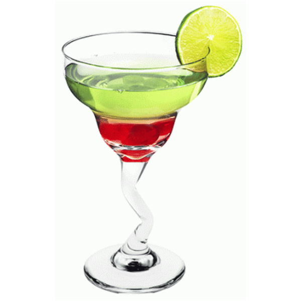 Cocktail Glass | INDO MARGARITA 300 ML ZIG ZAG (Set of 6)