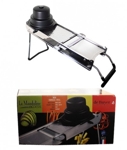 Mandoline | DE BUYER MANDOLINE SLICER S/STEEL WITH PUSHER