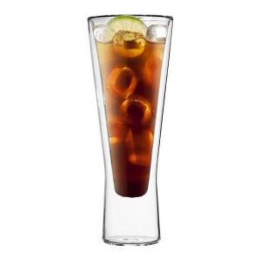 Double Wall HIBALL Glass | 2PC DRINKING GLASS 250ML