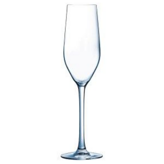 ﻿Champagne Glass | ARC Mineral Flute 160ml (Set of 6)
