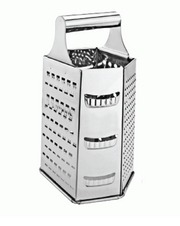 Kitchenware | Grater 6-Sided Tapered Stainless Steel