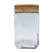 SQ JAR with Wooden Lid 1.6L - Set of 3