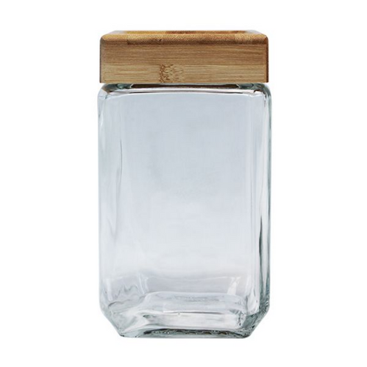 SQ JAR with Wooden Lid 1.6L