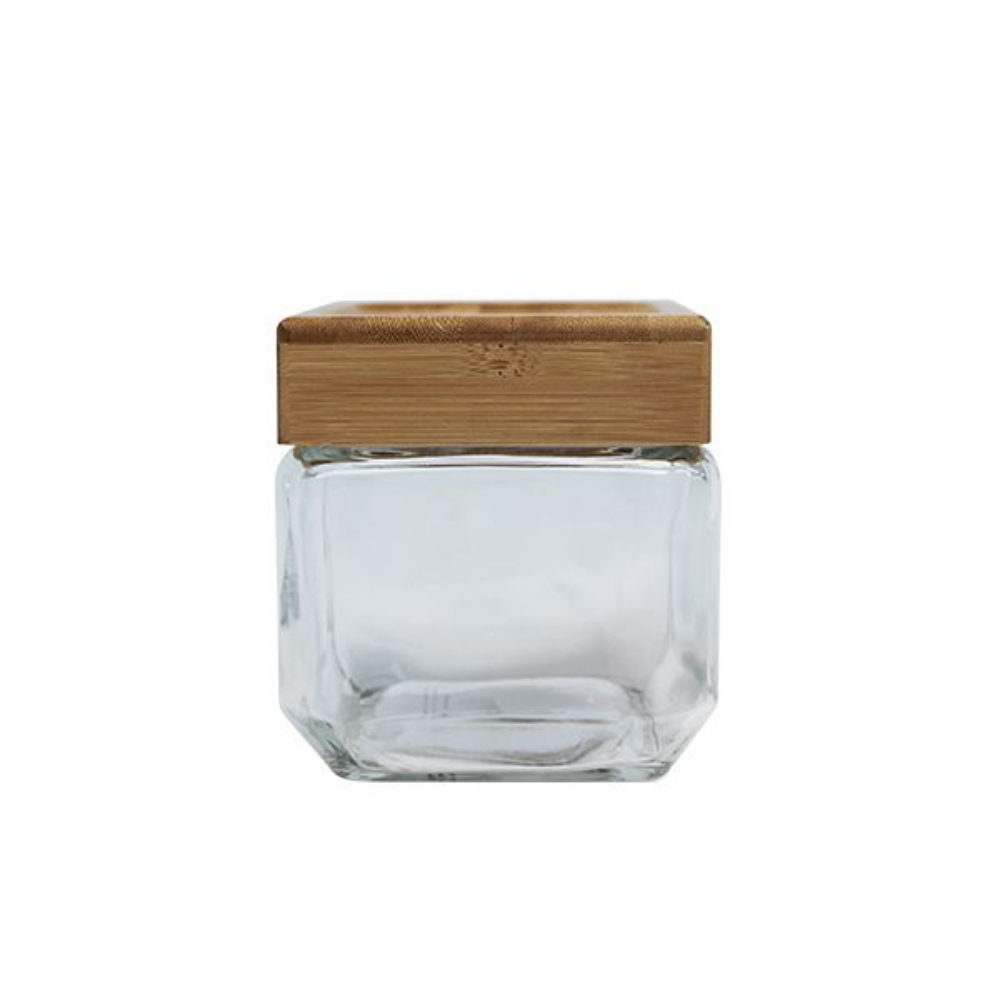 SQ JAR with Wooden Lid 780ML