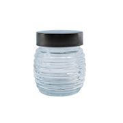 BEEHIVE Jar with Silver Screw On Lid 210ml