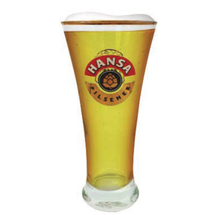 ﻿Beer Glass | HANSA PILSNER 500ML (Set of 6)