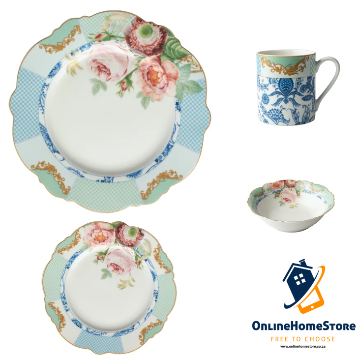 JENNA CLIFFORD - Italian Rose 16pce Dinner Set