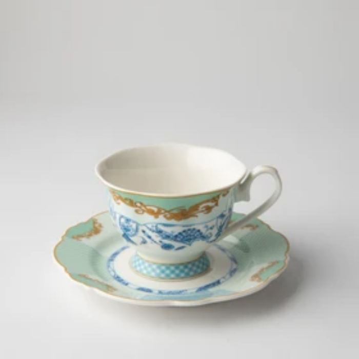 JENNA CLIFFORD - Italian Rose Cup & Saucer