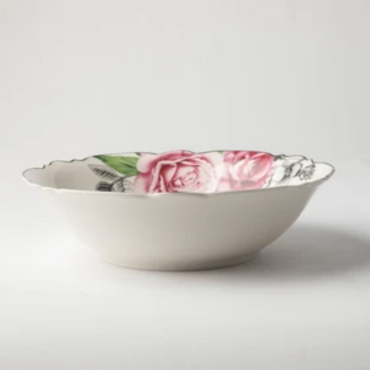 JENNA CLIFFORD - Wavy Rose Salad Bowl 23.5cm