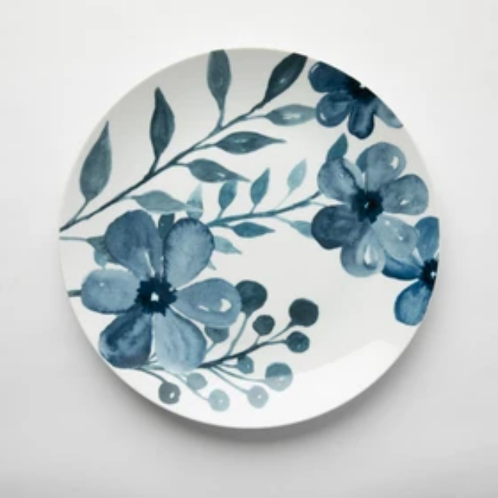 JENNA CLIFFORD - Blue Floral Charger 30.5cm